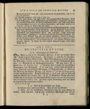 Tit. I. De Justitia Et Jure – Tit. III. De Jure Personarum