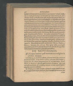 De Novissimis.