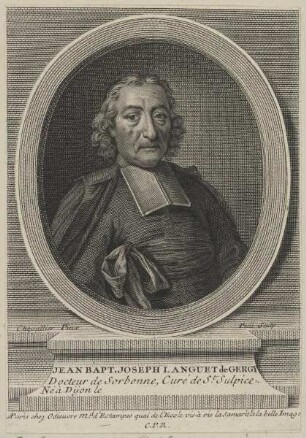 Bildnis des Jean Bapt. Joseph Languet de Gergy