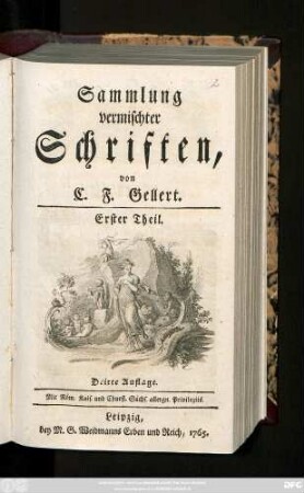 Theil 1: Sammlung vermischter Schriften