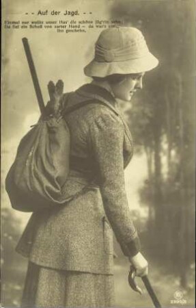 Auf der Jagd.