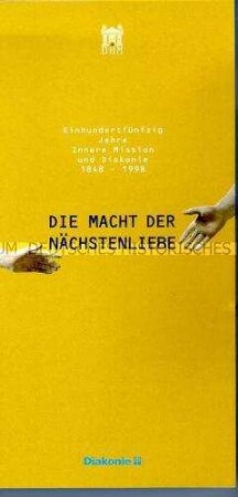 Einladungskarte zur Eröffnung der Ausstellung des DHM "Die Macht der Nächstenliebe" im Zeughaus