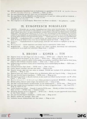 IX. Europeesch porselein (Nr. 811-815)