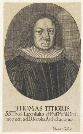Bildnis des Thomas Ittigius