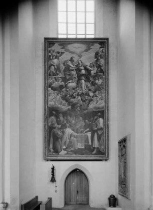 Ehemaliger Hochaltar der Münchener Frauenkirche — Vorderseite — Himmelfahrt und Krönung Mariae
