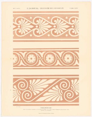 Grammatik der Ornamente: Rankenbänder, Heft 2. Blatt 3.