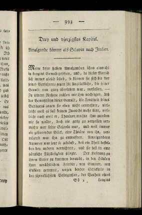 Drey und vierzigstes Kapitel. - Sieben und vierzigstes Kapitel.
