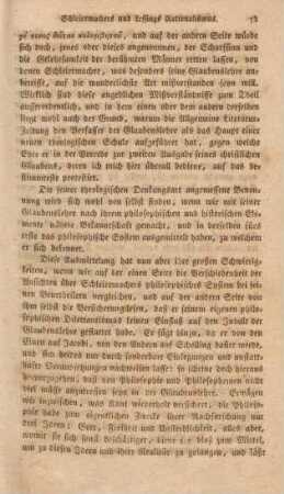 73-112 Schleiermachers und Lessings Rationalismus nach seinem philosophischen und historischen Elemente