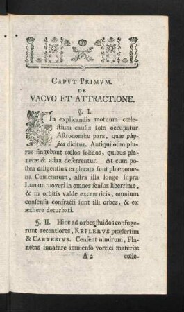 3-31, Caput Primum