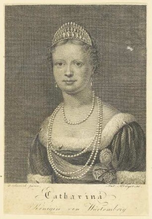 Bildnis der Catharina Königin von Würtemberg