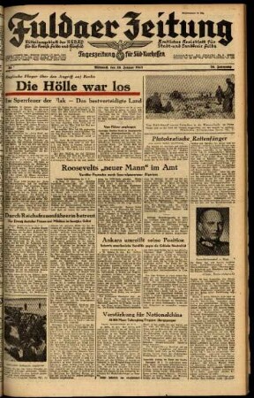 Ausgabe vom Mittwoch, den 20. Januar 1943.