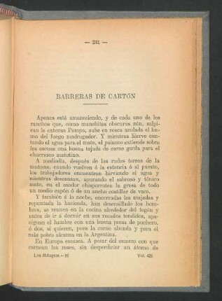 Barreras de cartón