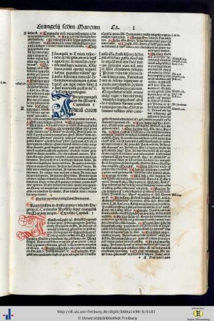 Evangelium secundum Marcum.