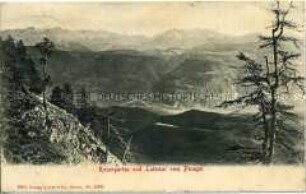 Ansicht von Rosengarten und Latemar