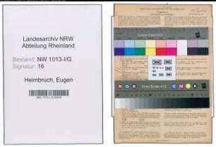 Entnazifizierung Eugen Heimbruch , geb. 08.09.1876 ()