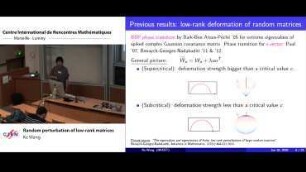 Random perturbation of low-rank matrices