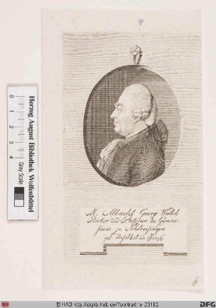 Bildnis Albrecht Georg Walch