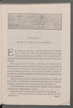 Capítulo V - Hacia el trono o la muerte