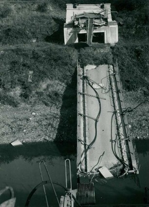 Rhein - Rhone - Kanal, zerstörte Bauwerke, 1940