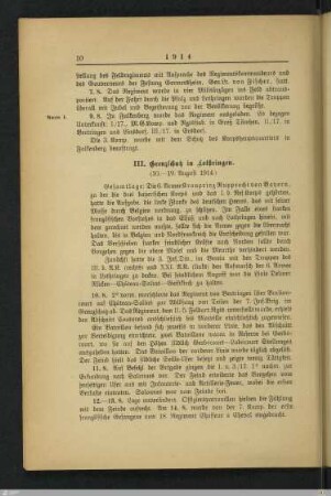 III. Grenzschutz in Lothringen