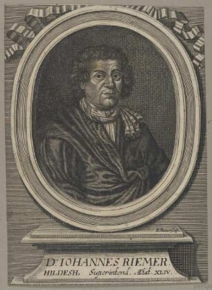 Bildnis des Iohannes Riemer