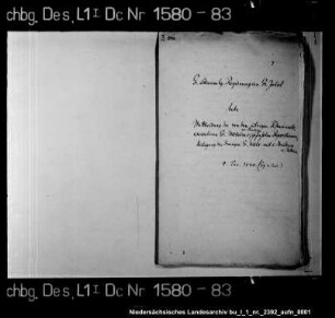 Testament des Grafen Wilhelm zu Holstein-Schaumburg