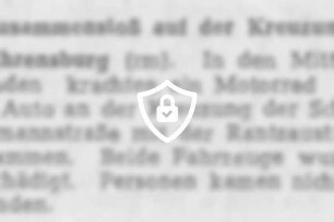 Zusammenstoß auf der Kreuzung