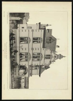 Tafel 93. Villa, Seefeldquai 43, Zürich. Architekt: Conrad von Muralt