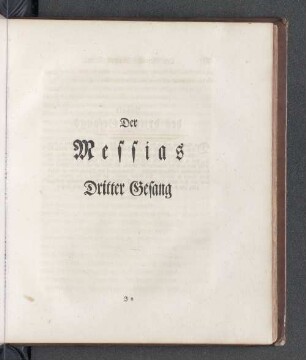 Der Messias Dritter Gesang