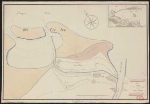 Plan von dem Alten und Neuen Fahrwasser bey Weichsel-Münde