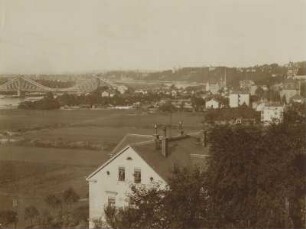 Villa Eintracht, Blick elbabwärts