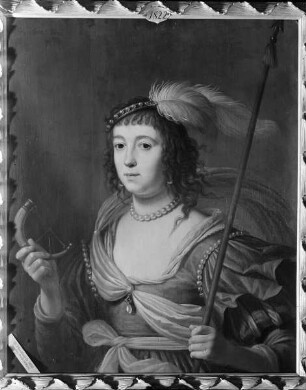 Bildnis der Prinzessin Henriette Katharina von Oranien, Gemahlin Johann Georgs 2. von Anhalt-Dessau & Diana