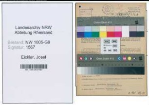 Entnazifizierung Josef Eickler , geb. 26.03.1904 (Dachdecker)