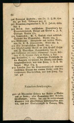54-61, Reisebeschreibungen