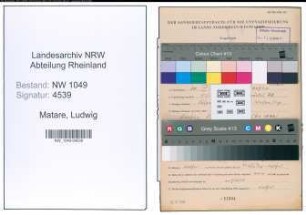 Entnazifizierung Ludwig Matare , geb. 30.04.1915 ()