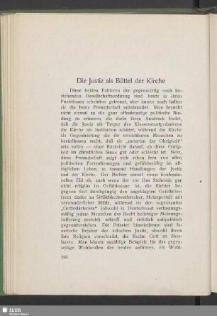 Die Justiz als Büttel der Kirche