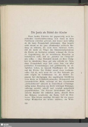 Die Justiz als Büttel der Kirche
