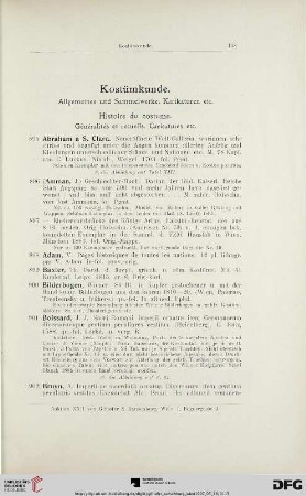 Kostümkunde (Nr. 895-993)