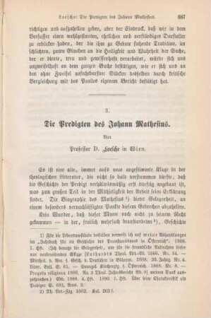 687-749 Die Predigten des Johann Mathesius