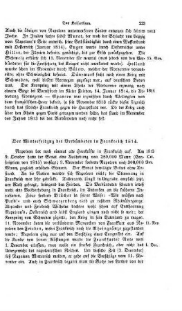 Der Winterfeldzug der Verbuendeten in Frankreich 1814