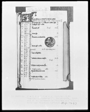 Brevier und Kalendar — Kalendar, Folio 2-7 — Kalenderseite Oktober, Folio 6recto