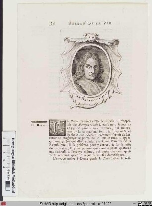 Bildnis Giovanni Battista Gaulli, gen. il Baciccia od. Baciccio