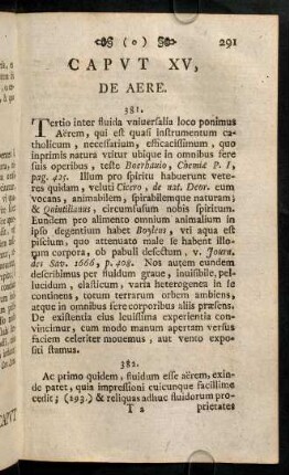 291-331, XV. De Aere
