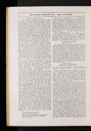 Aus meinem Kriegsbilderbuch. : III. Wie wir draußen singen.