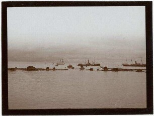 Rhede n Hafen v. Jaffa v. d. Stadt