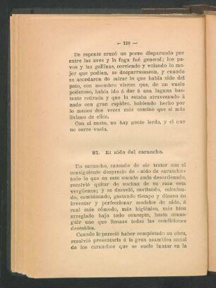 81. El nido del carancho.