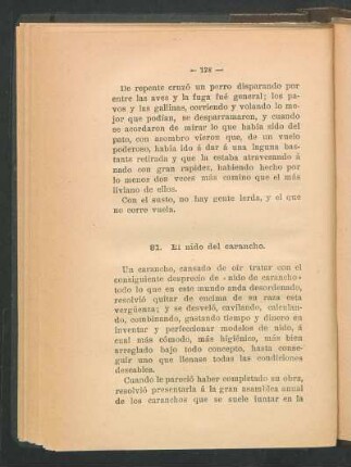 81. El nido del carancho.