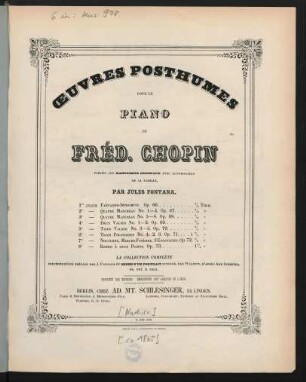 Livr. 6, No. 1: Ire polonaise : op. 71, No. 1
