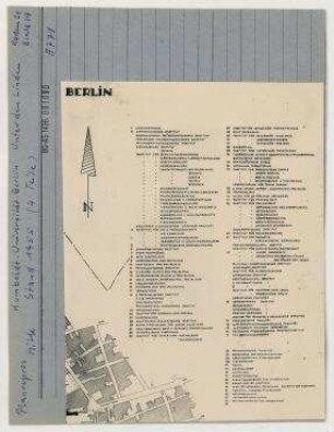 Humboldt-Universität Berlin. Stand 1955. Berlin, Mitte, Stadtzentrum