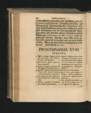 Progymnasma XVIII.